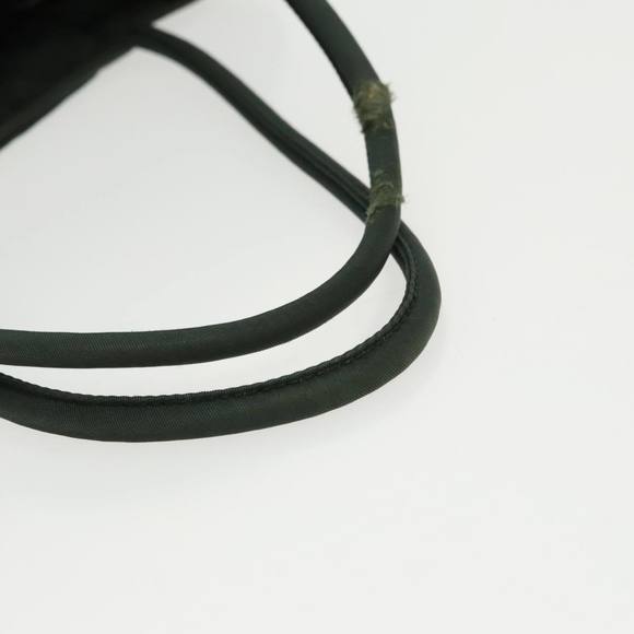 PRADA PRADA Hand Bag Nylon Khaki Silver Auth 95368 - Picture 7 of 16
